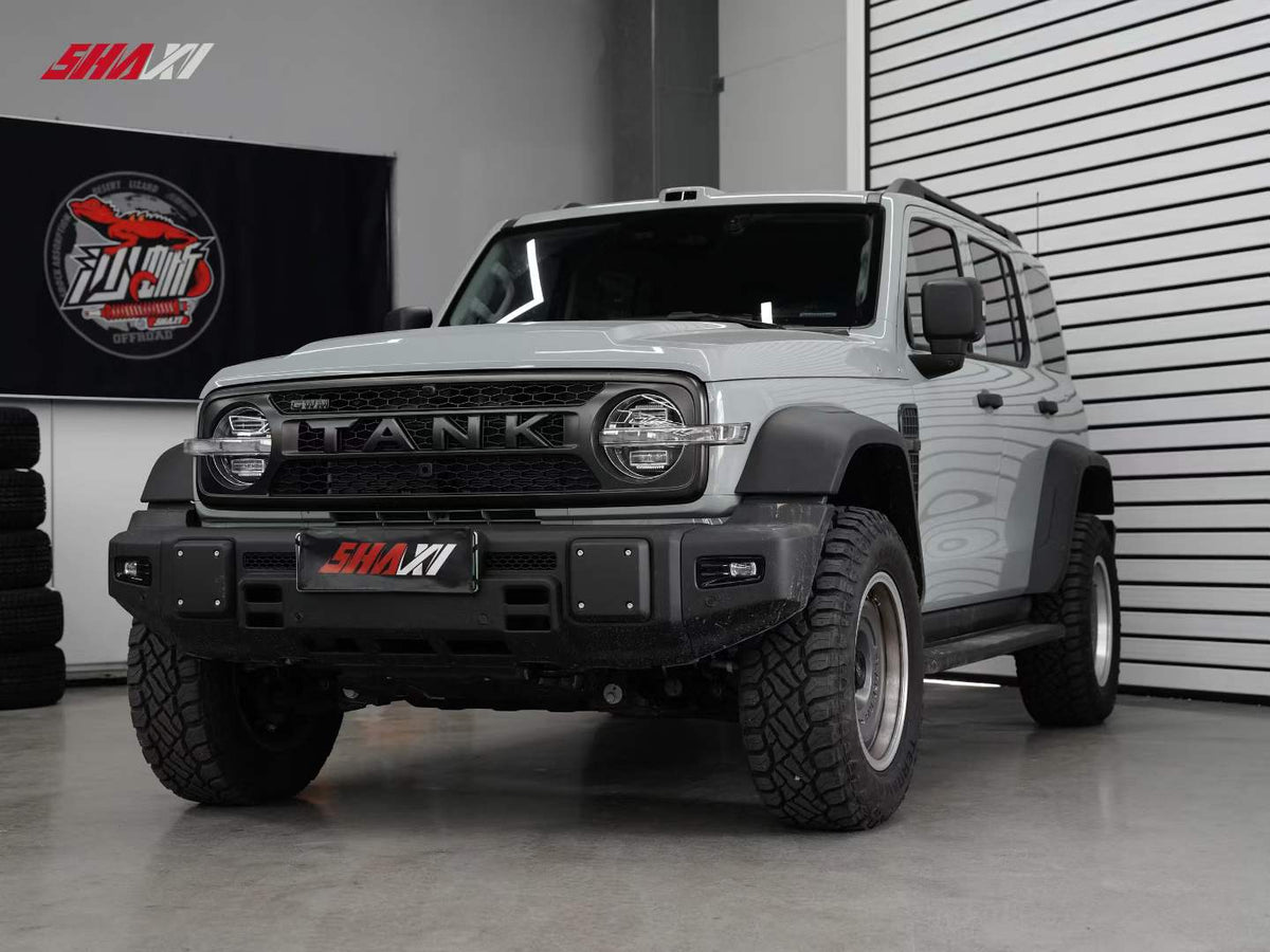 GWM 2026 Tank 300L Hi4-Z PHEV (LWB) with SHAXI E-Control suspension kit installed – photo 6