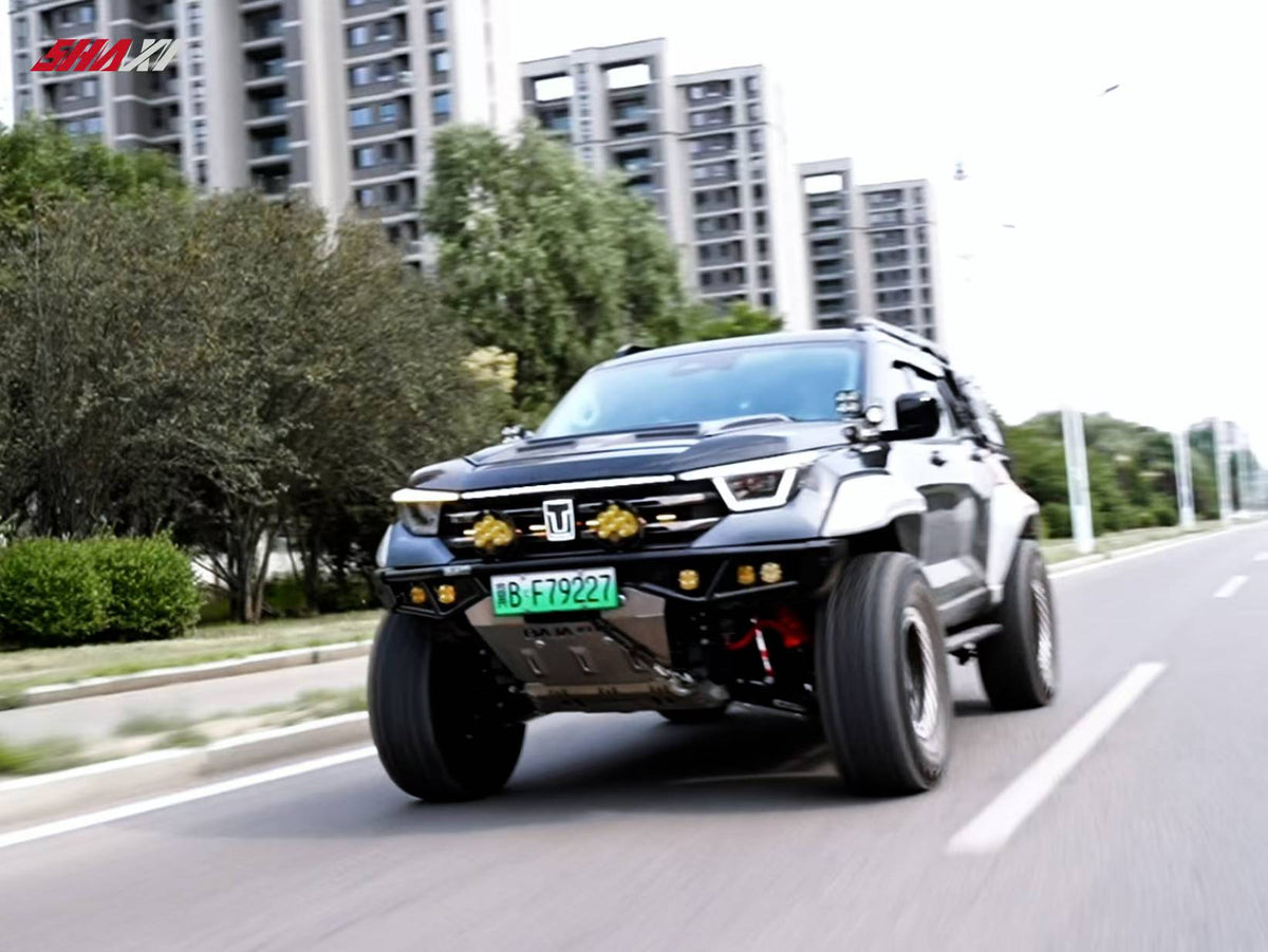 GWM Tank 400 Hi4-T PHEV with SHAXI EVO73A suspension kit installed – photo 6