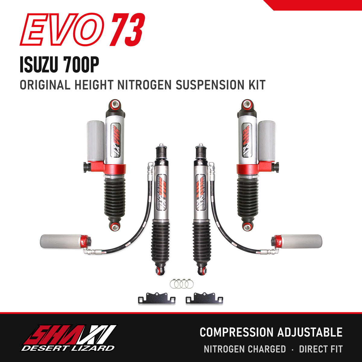 SHAXI EVO73 nitrogen suspension kit for Isuzu 700P – main image