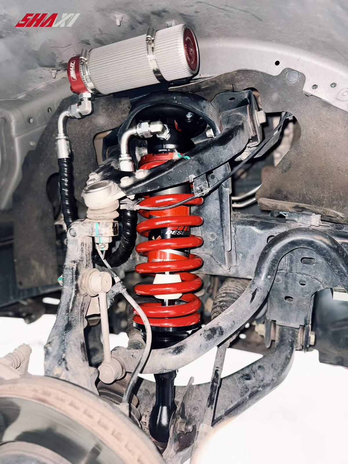 Isuzu D-Max (Jiangxi Isuzu) with SHAXI EVO73A suspension kit installed – photo 1