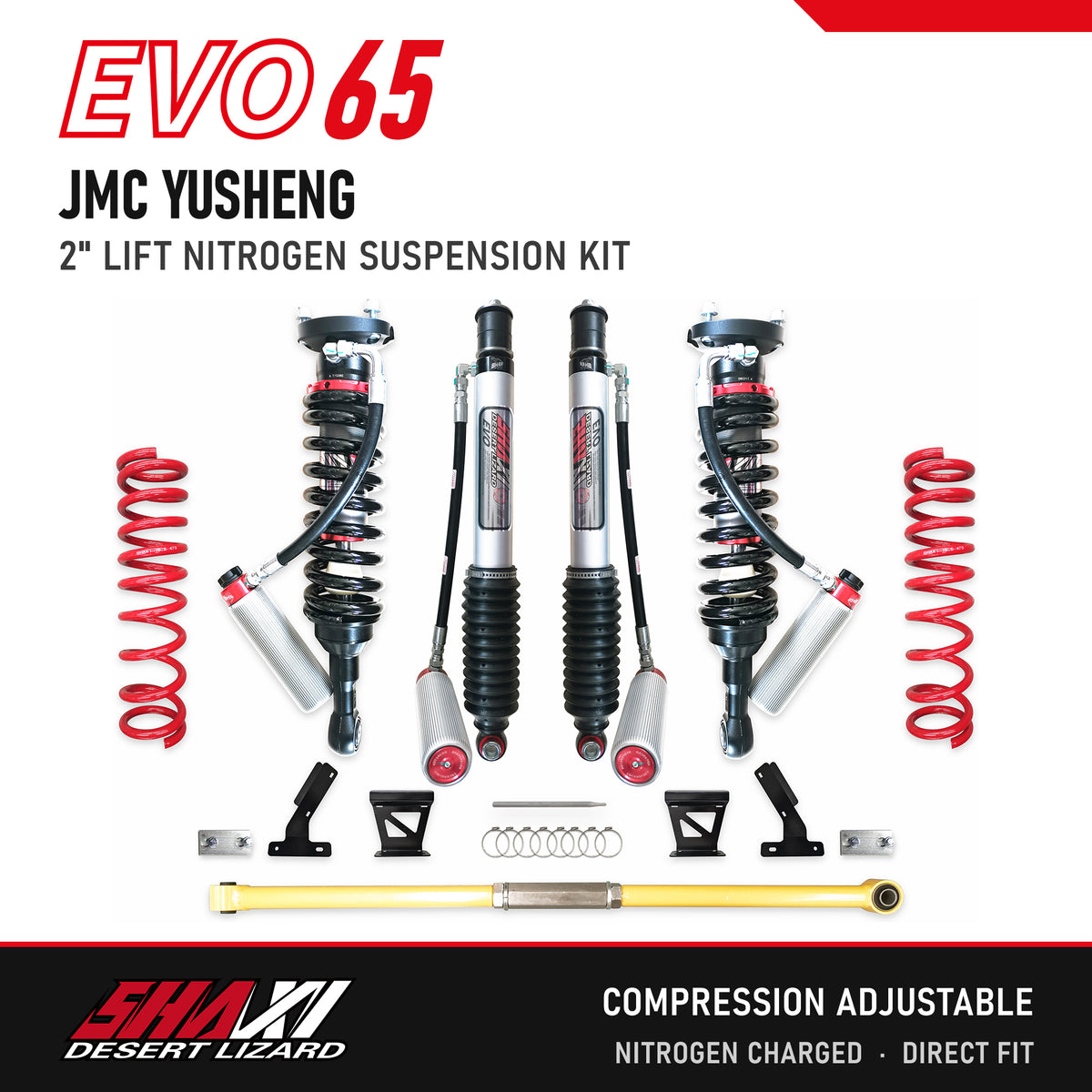 SHAXI EVO65 nitrogen suspension kit for JMC Yusheng – main image