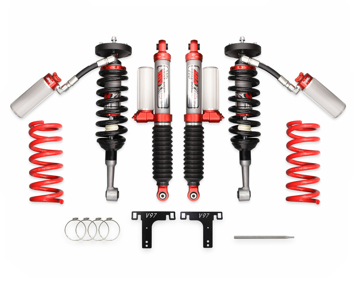 SHAXI EVO65 nitrogen suspension kit for Mitsubishi Pajero / Montero / Shogun V97 – product photo