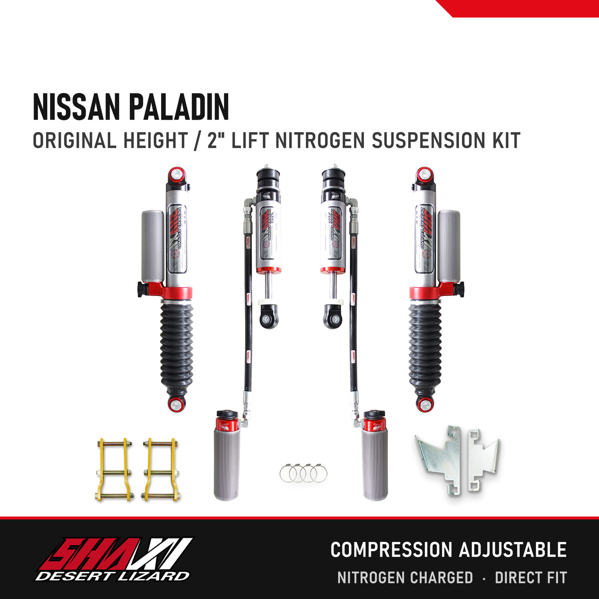 SHAXI nitrogen suspension kit for Nissan Paladin – main image