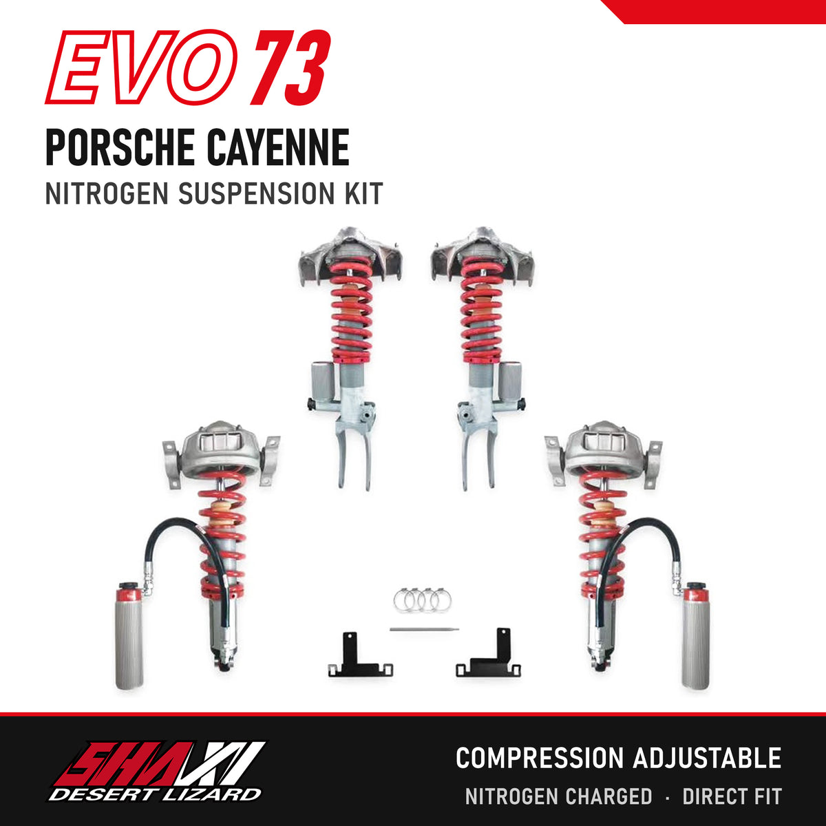 SHAXI EVO73 nitrogen suspension kit for Porsche Cayenne – main image