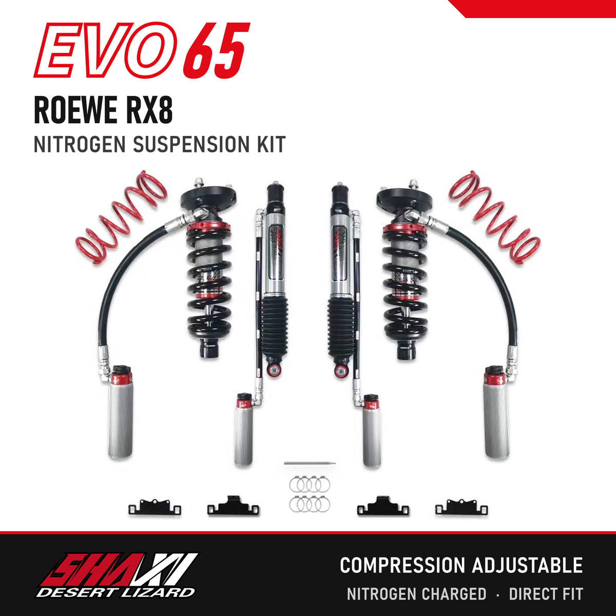 SHAXI EVO65 nitrogen suspension kit for Roewe RX8 – main image