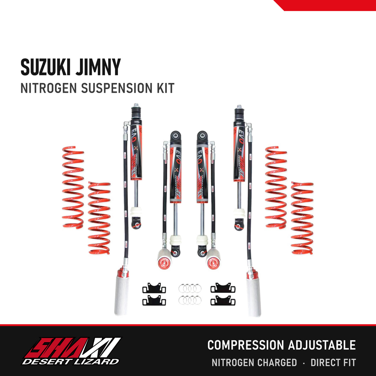 SHAXI nitrogen suspension kit for Suzuki Jimny – main image