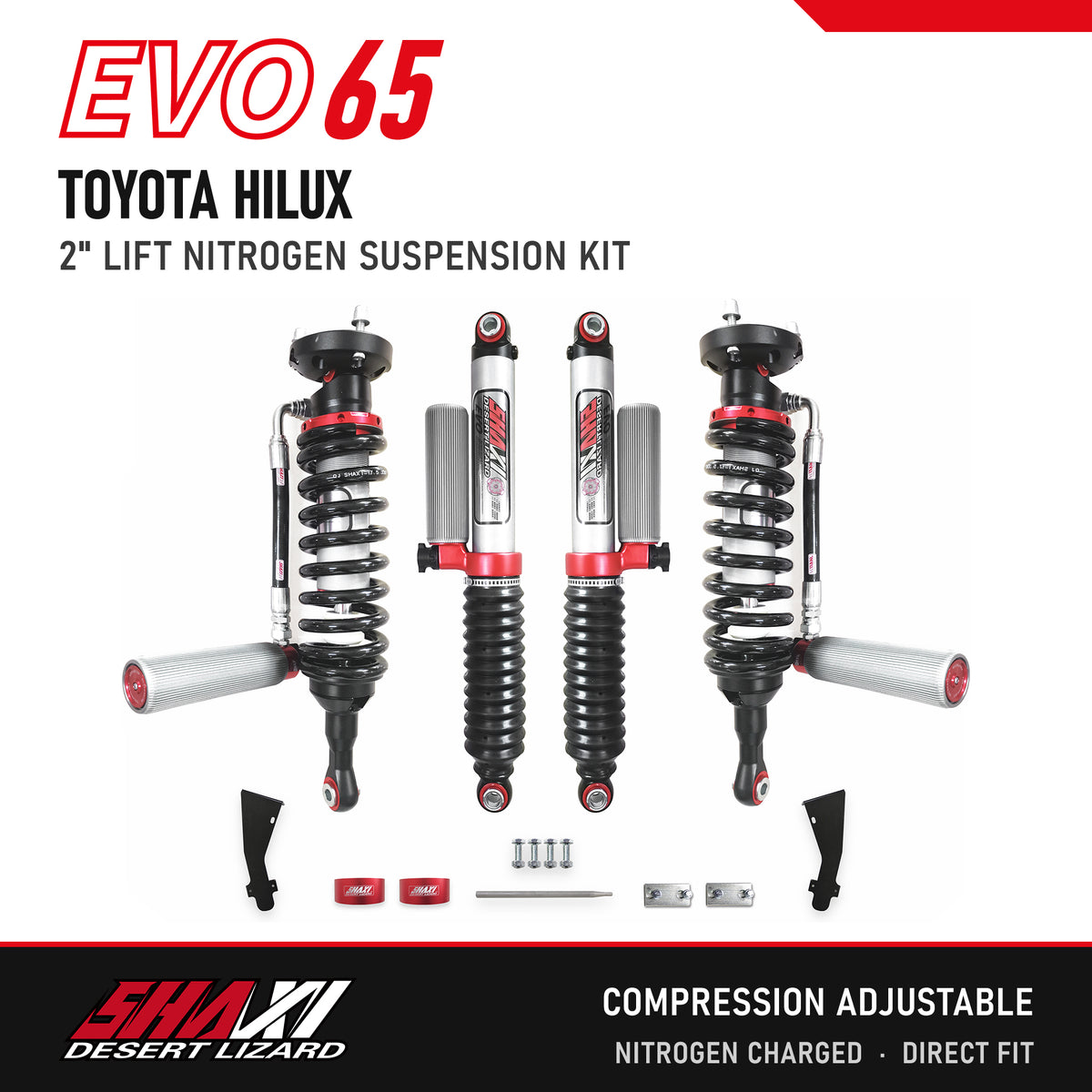 SHAXI EVO65 nitrogen suspension kit for Toyota Hilux – main image