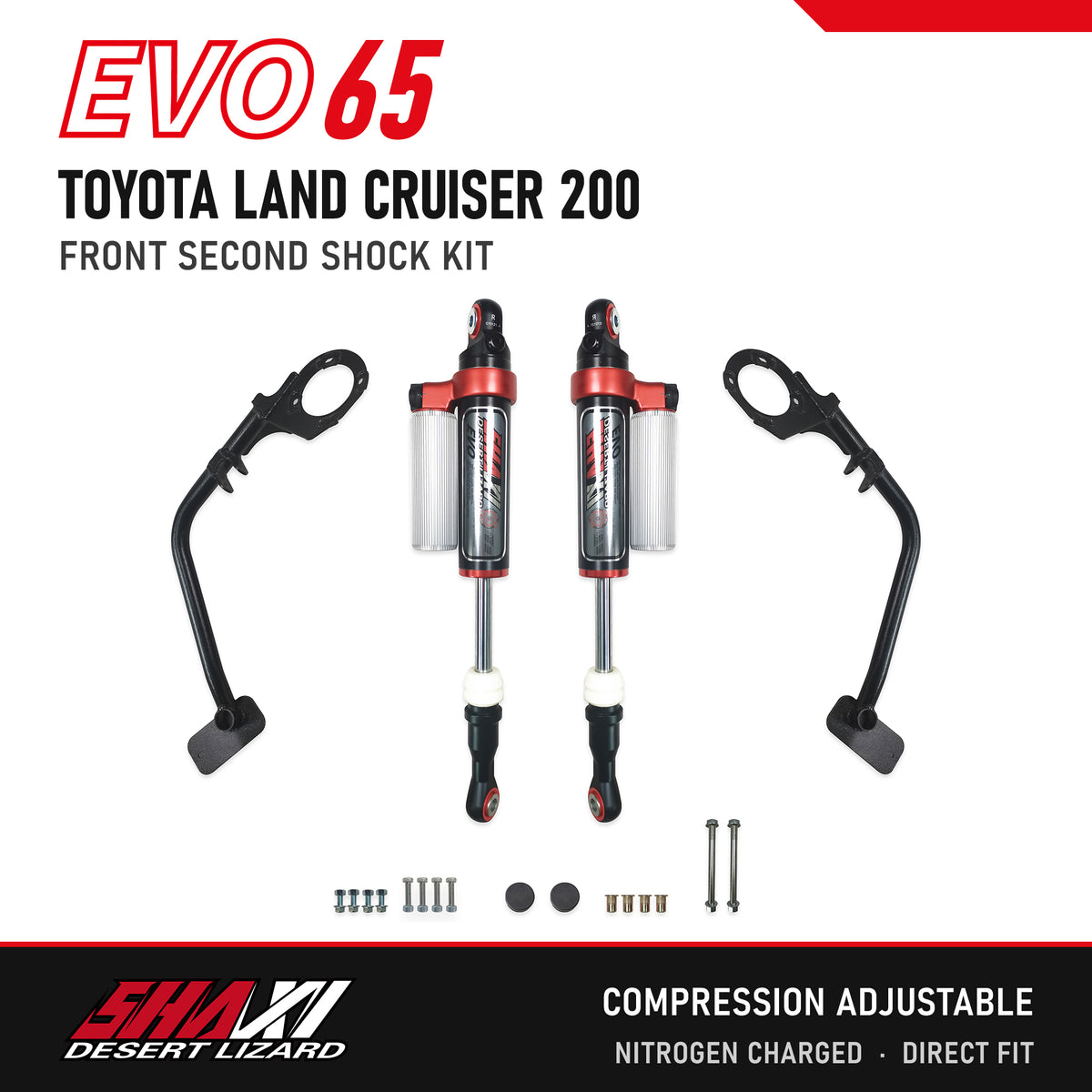SHAXI EVO65 front second shocks for Toyota Land Cruiser 200 – main image