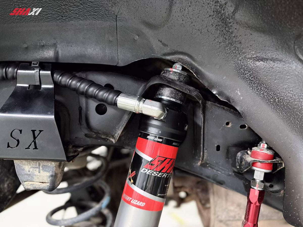 Toyota Land Cruiser Prado 120 with SHAXI EVO73A suspension kit installed – photo 3