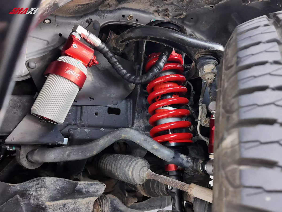 Toyota Land Cruiser Prado 120 with SHAXI EVO73A suspension kit installed – photo 6