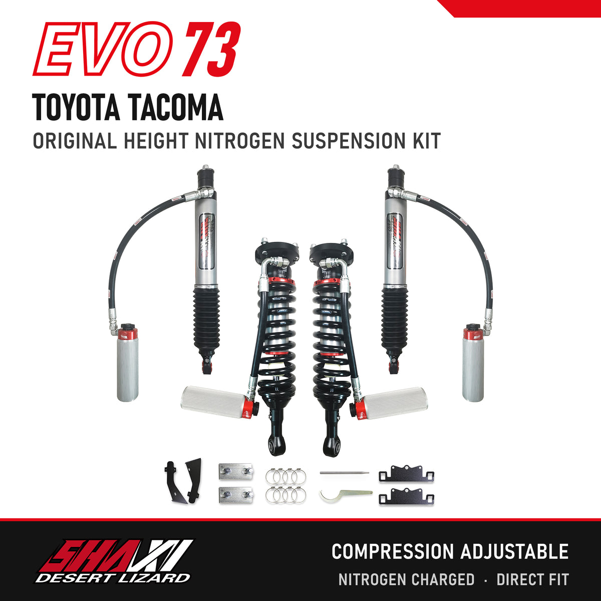 SHAXI EVO73 nitrogen suspension kit for Toyota Tacoma – main image
