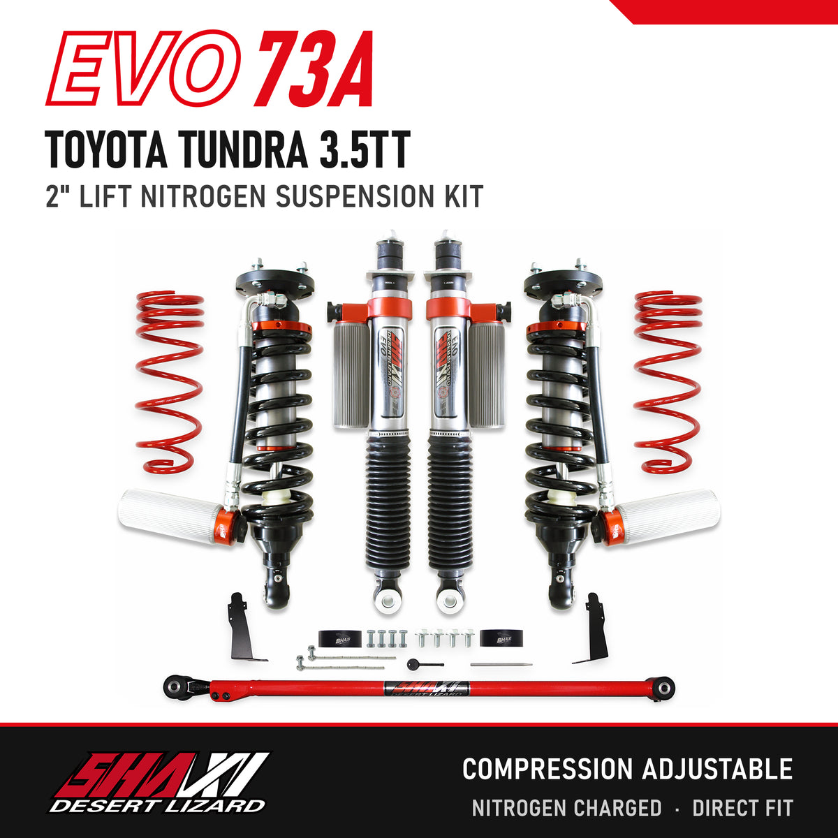 SHAXI EVO73A nitrogen suspension kit for Toyota Tundra 3.5TT – main image