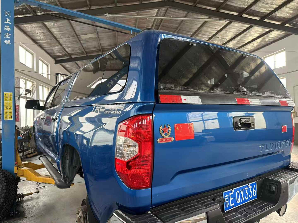 Toyota Tundra 5.7 with SHAXI EVO65 rear second shocks installed – photo 3