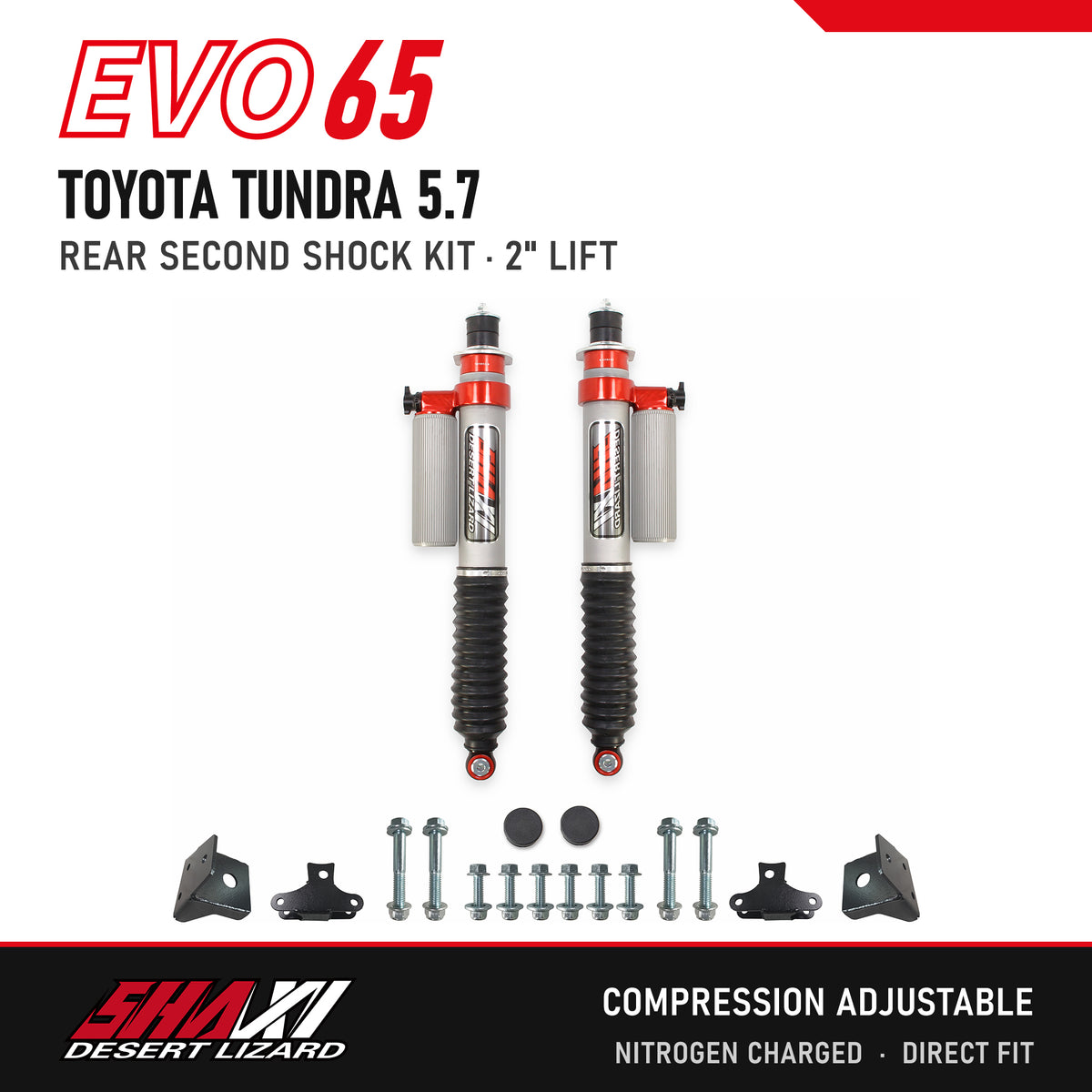 SHAXI EVO65 rear second shocks for Toyota Tundra 5.7 – main image